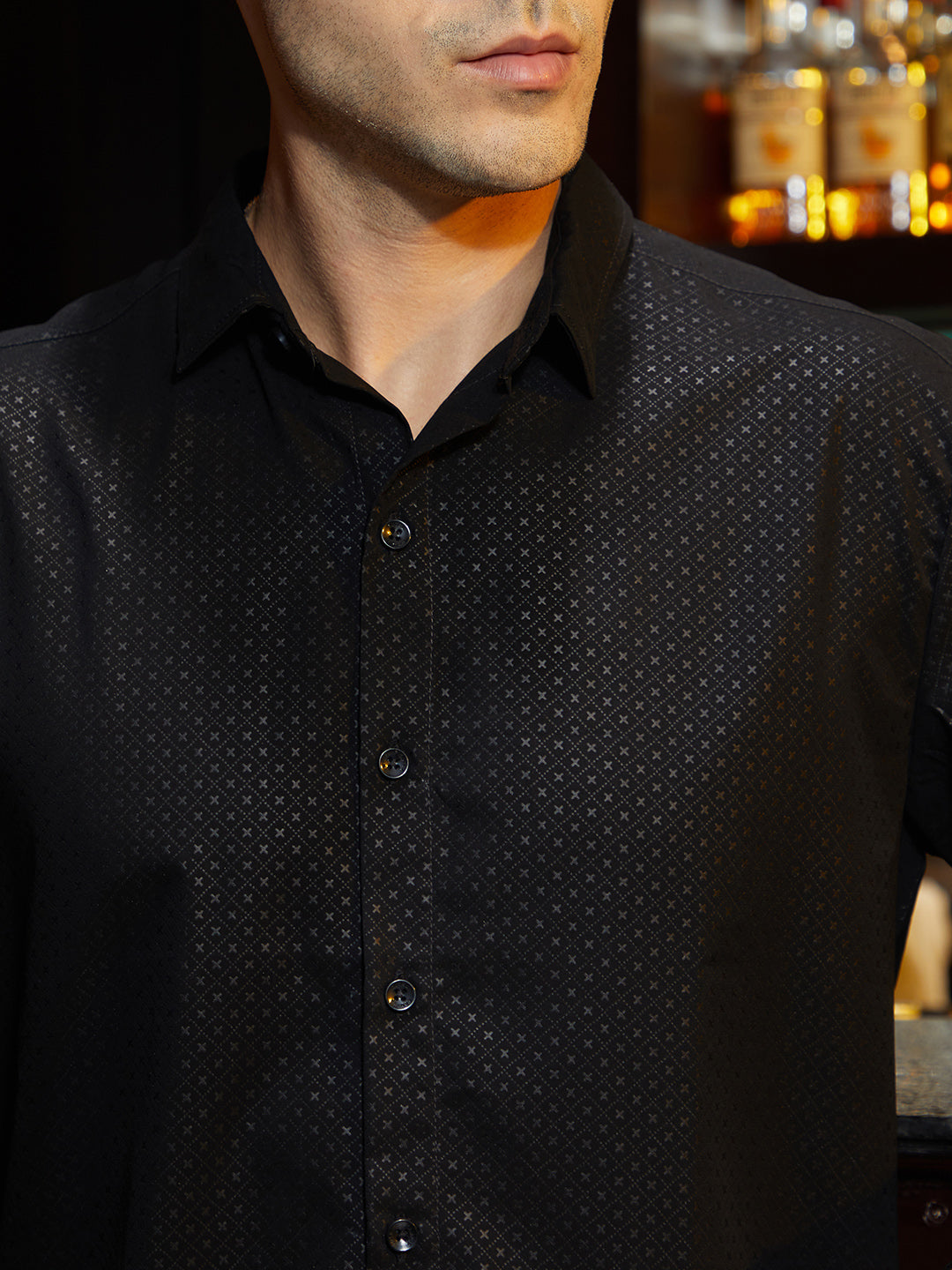 Cross-Stitch Imprint Shirt