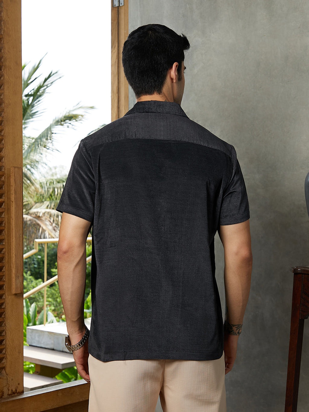 Cuban Panelled Shirt