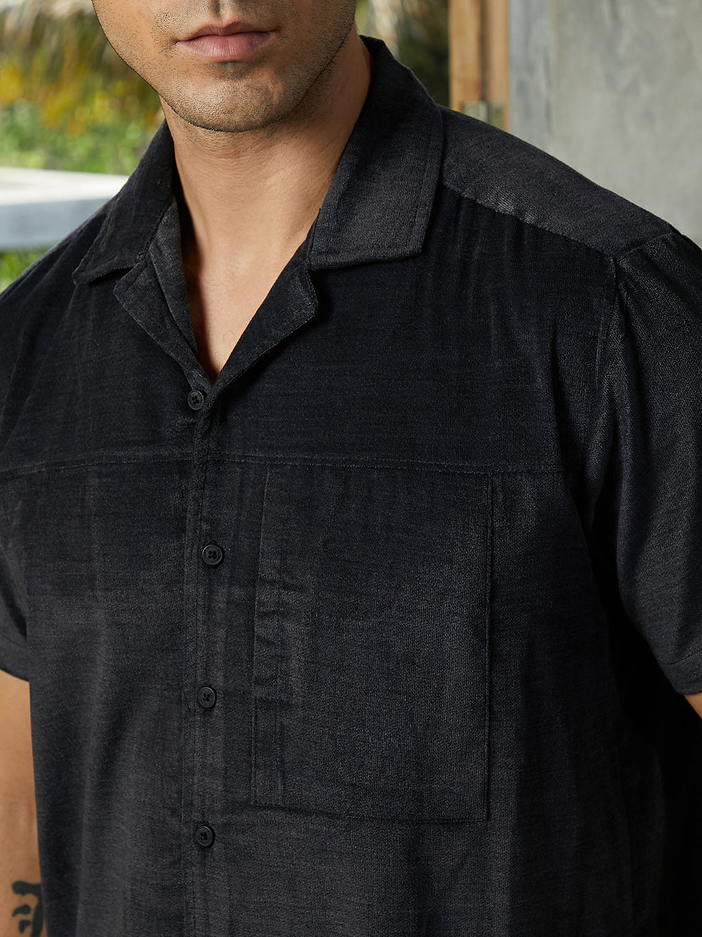 Cuban Panelled Shirt