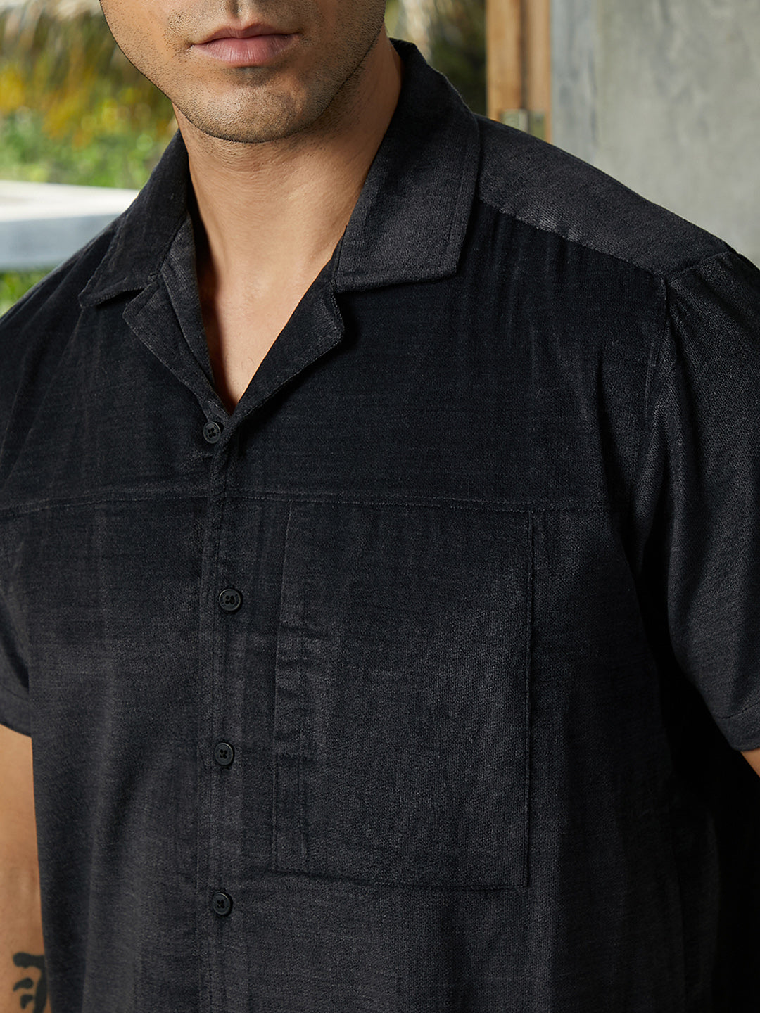 Cuban Panelled Shirt