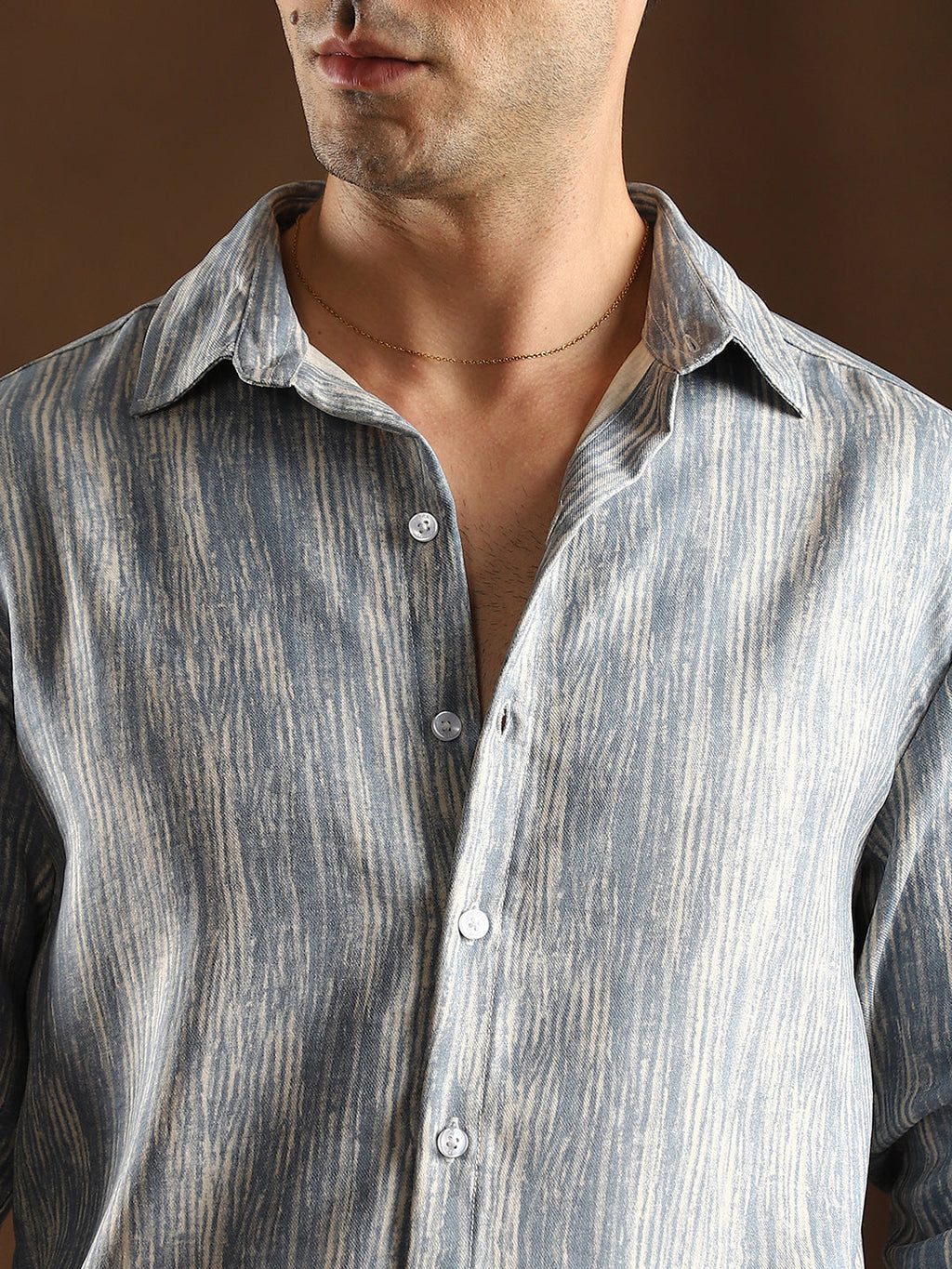 Distortion-Weave Shirt