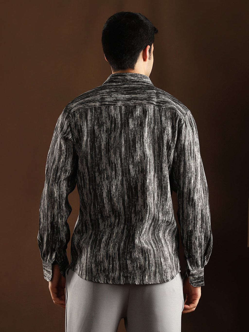Distortion-Weave Shirt