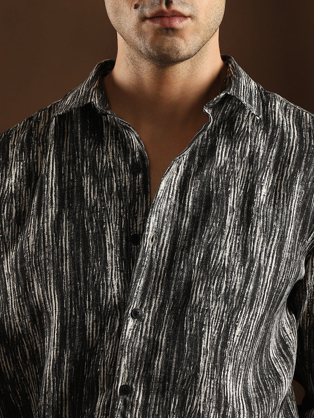 Distortion-Weave Shirt