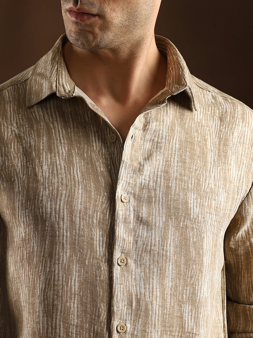 Distortion-Weave Shirt