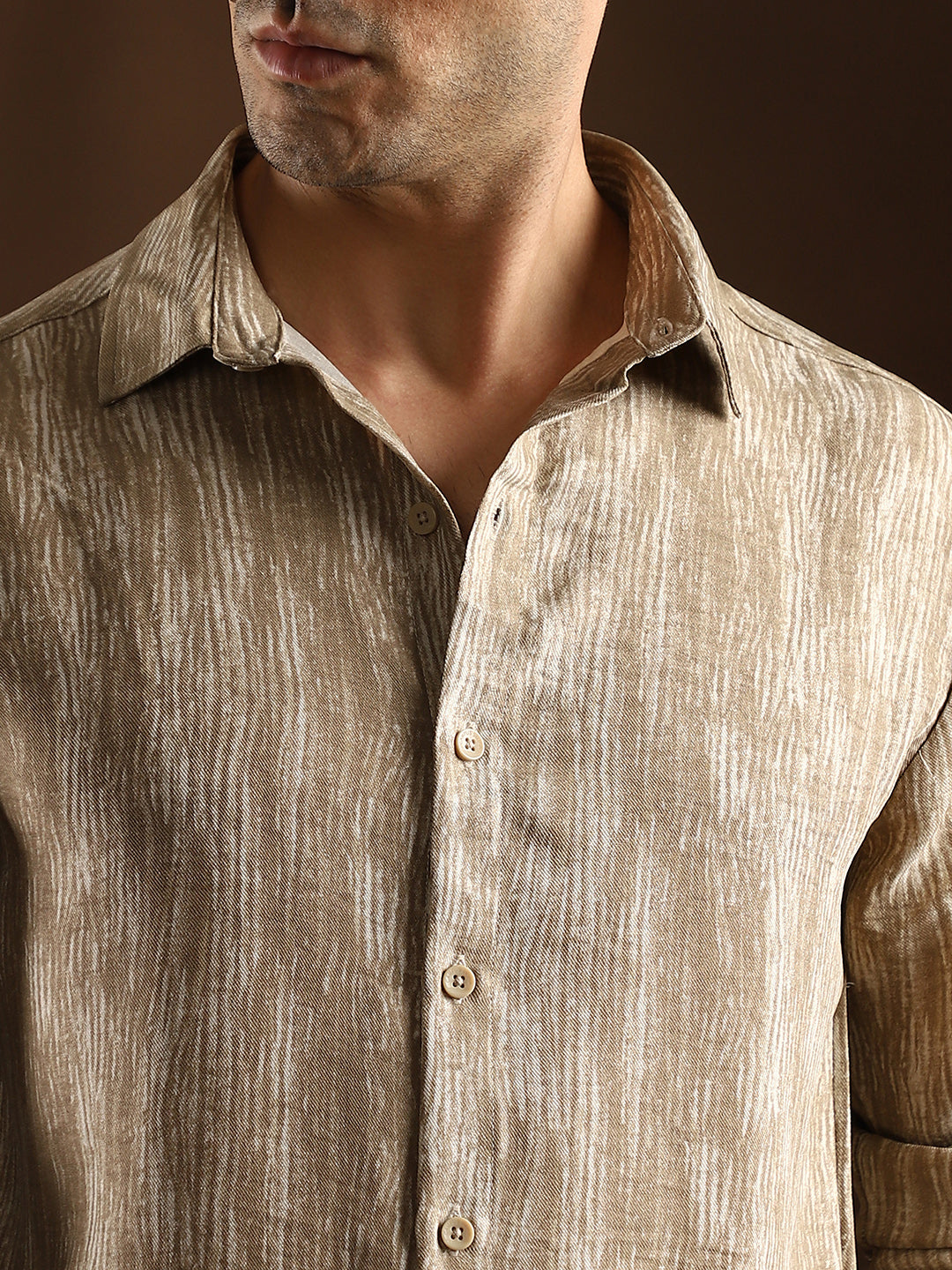 Distortion-Weave Shirt