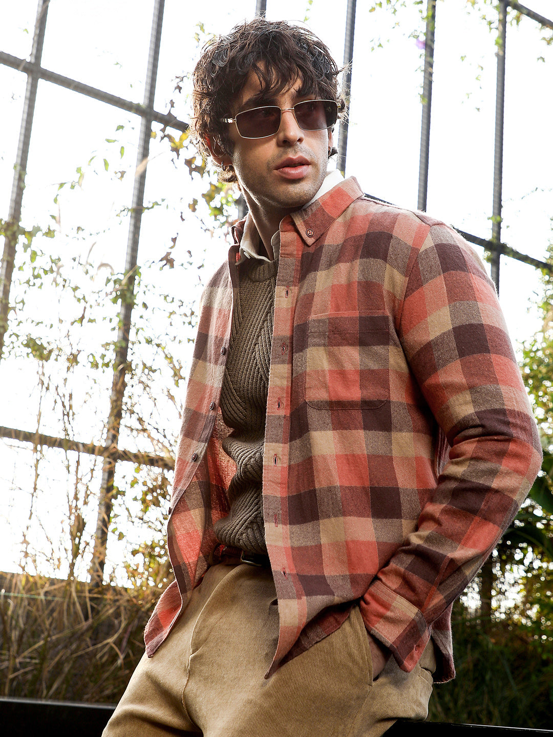 Button-Down Gradient-Buffalo Shirt