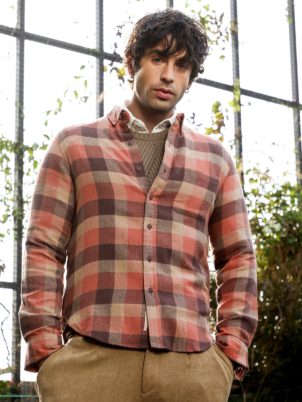 Button-Down Gradient-Buffalo Shirt