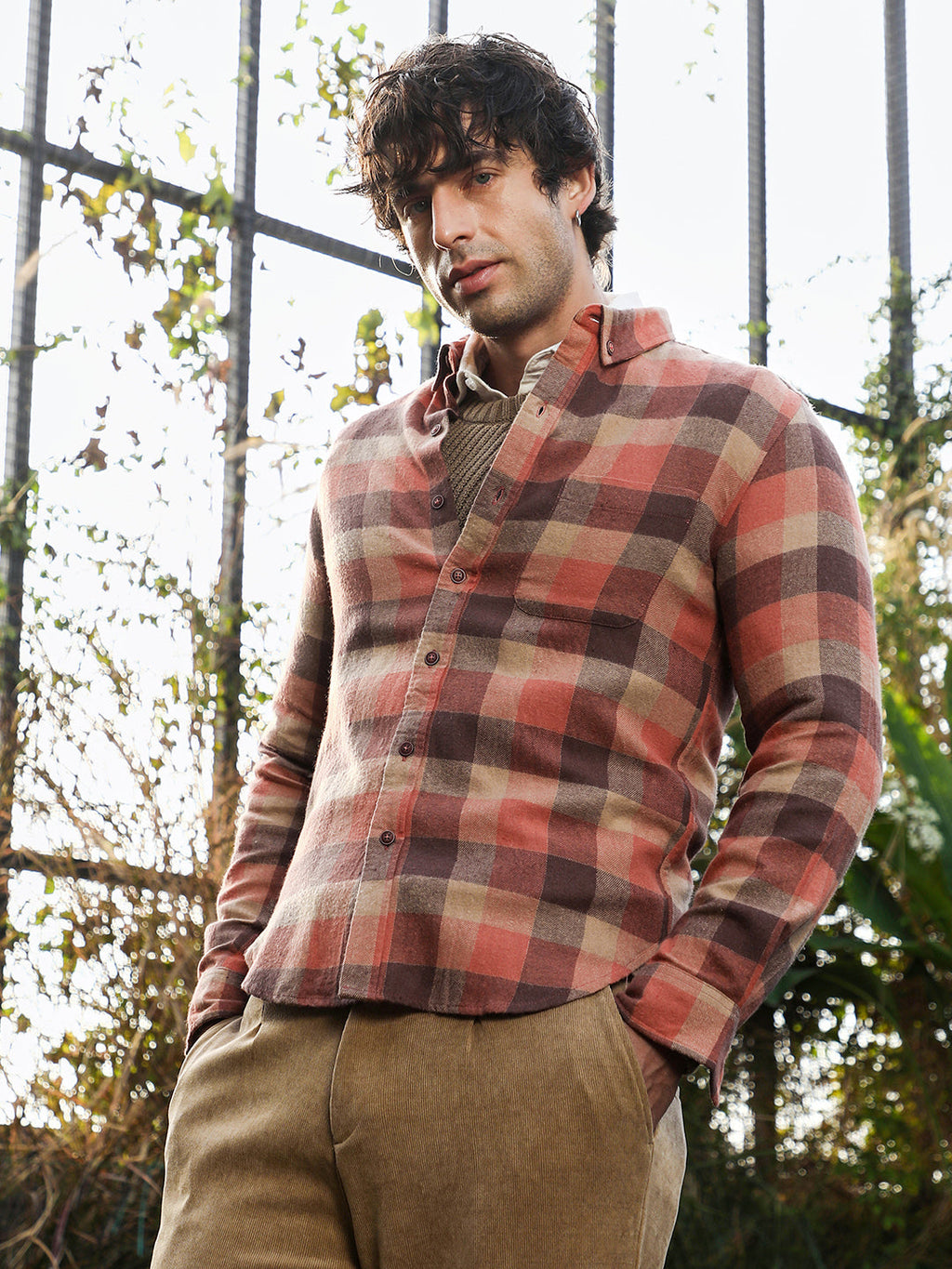 Button-Down Gradient-Buffalo Shirt