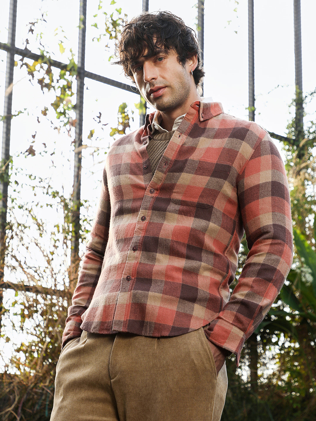 Button-Down Gradient-Buffalo Shirt