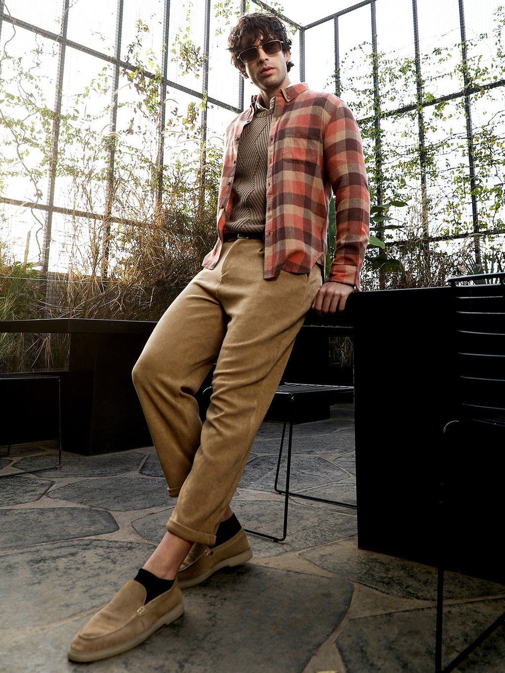 Button-Down Gradient-Buffalo Shirt