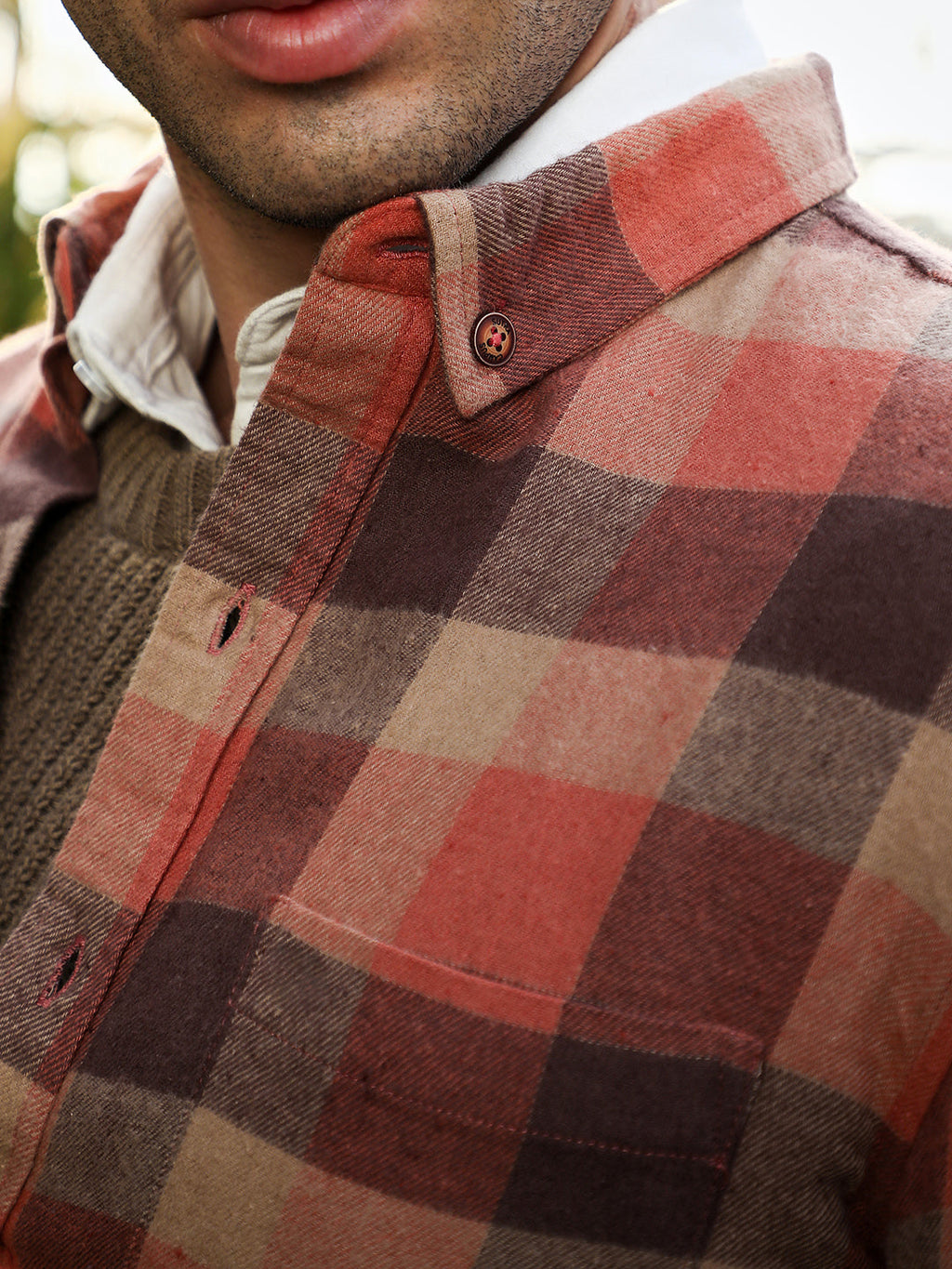 Button-Down Gradient-Buffalo Shirt