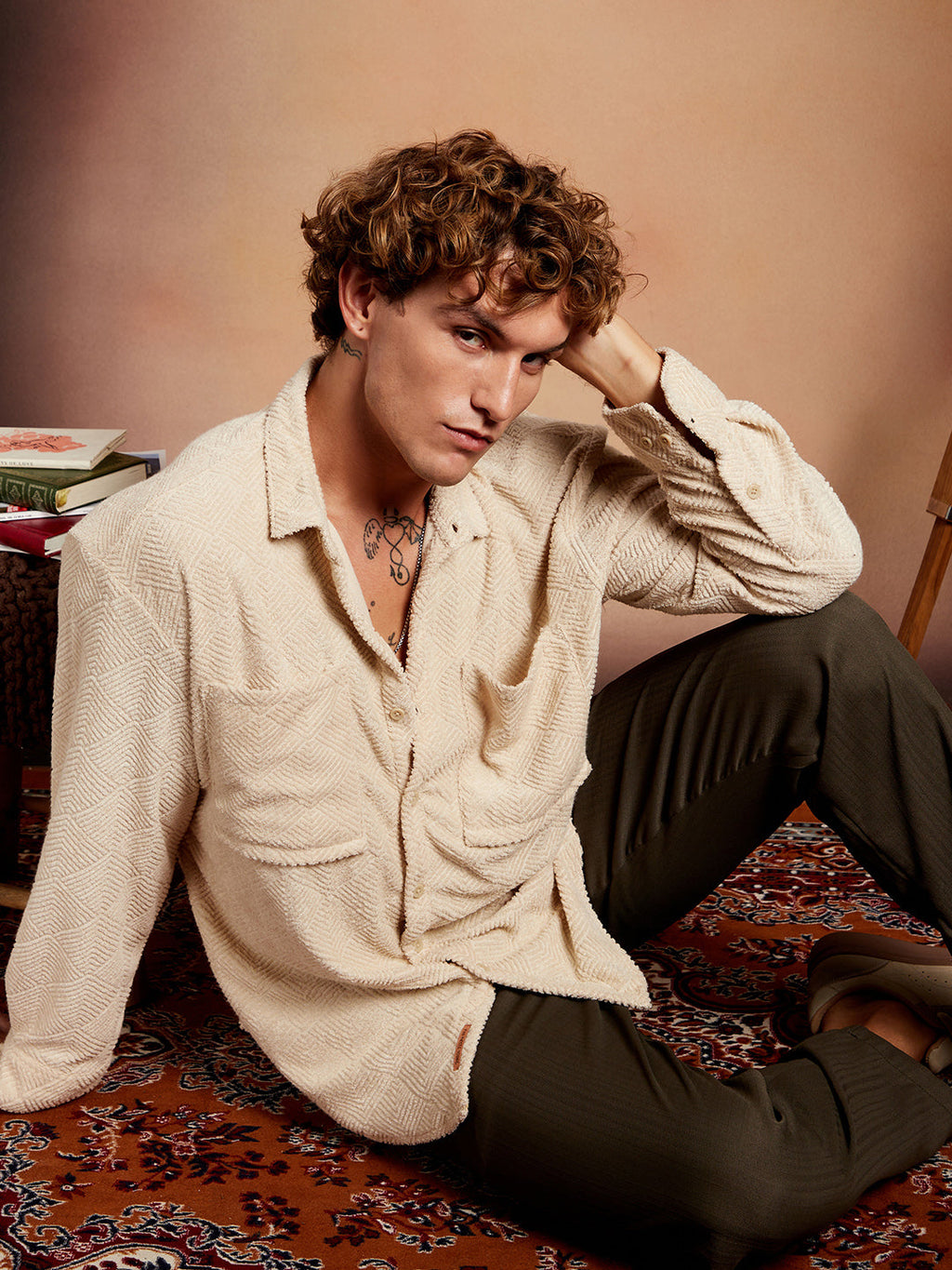 Axisline Utility-Relaxed Shirt