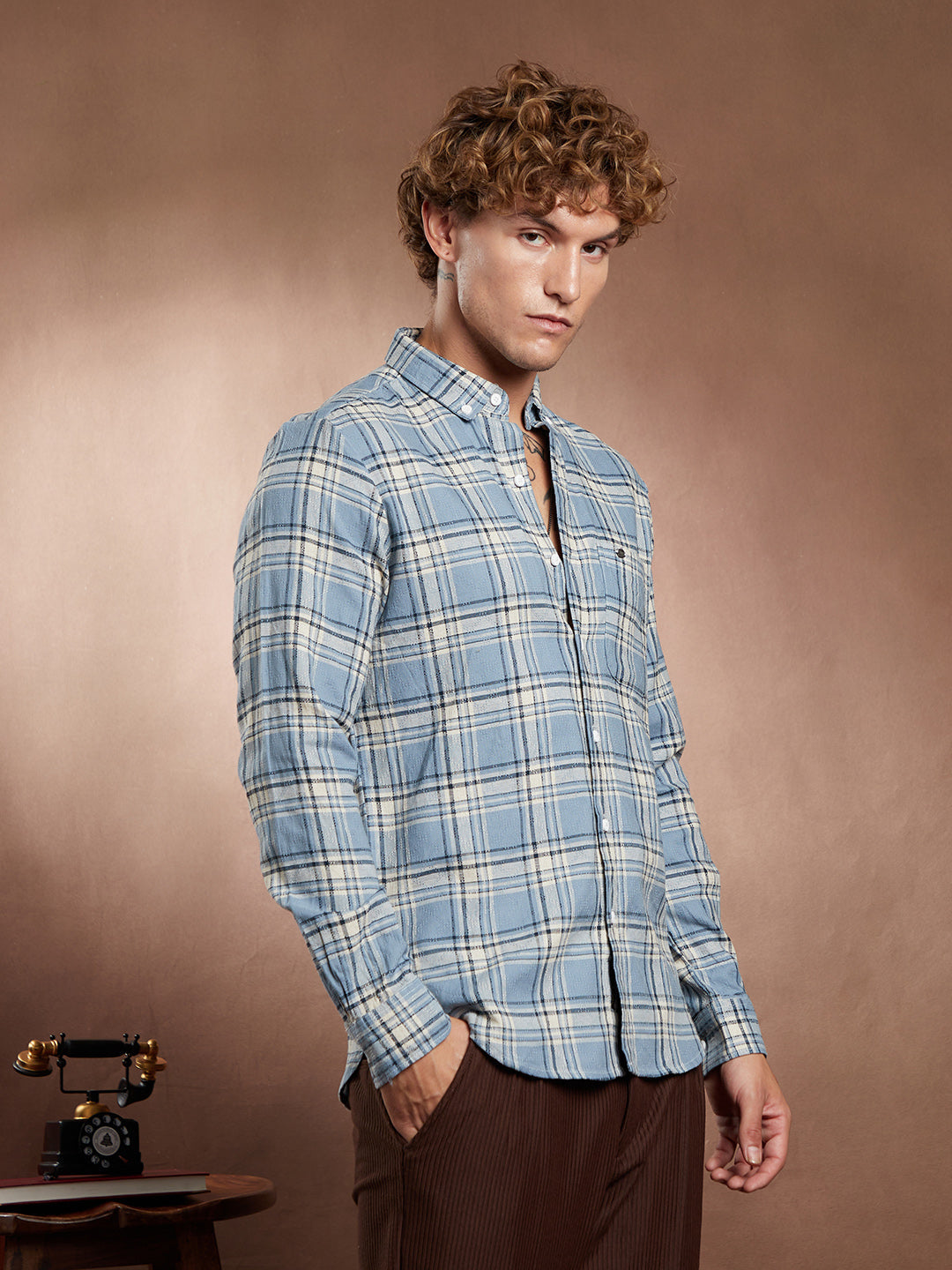 Shadow-Graph Regular Shirt