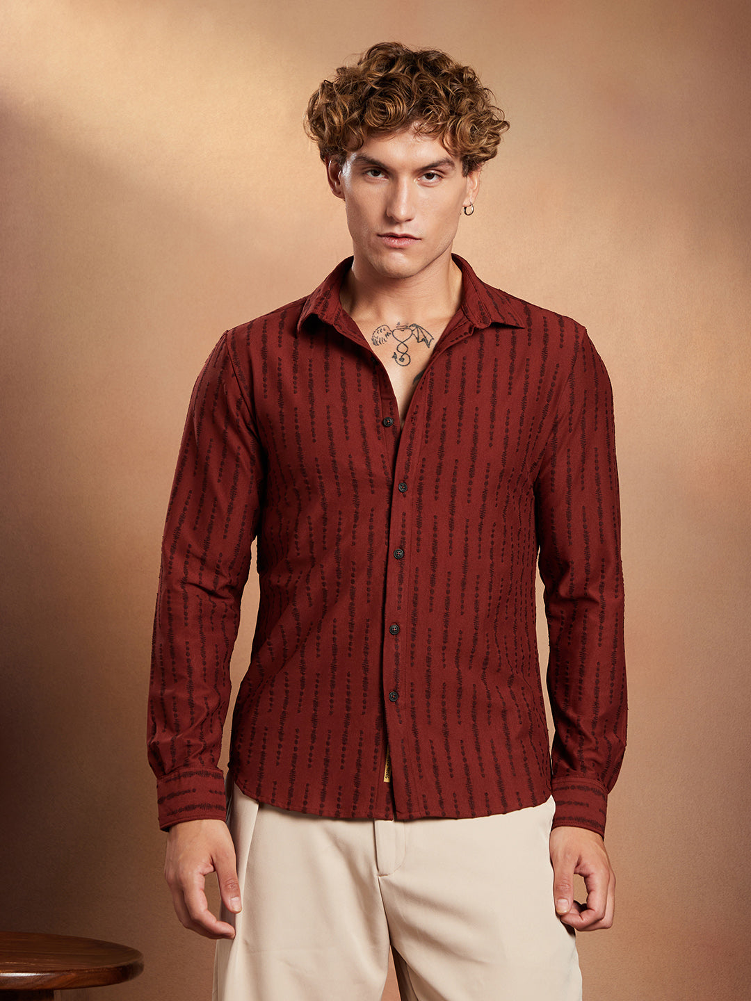 Tassel-Weave Shirt