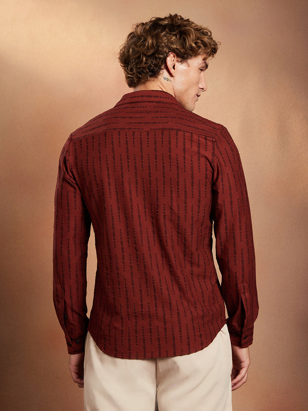 Tassel-Weave Shirt