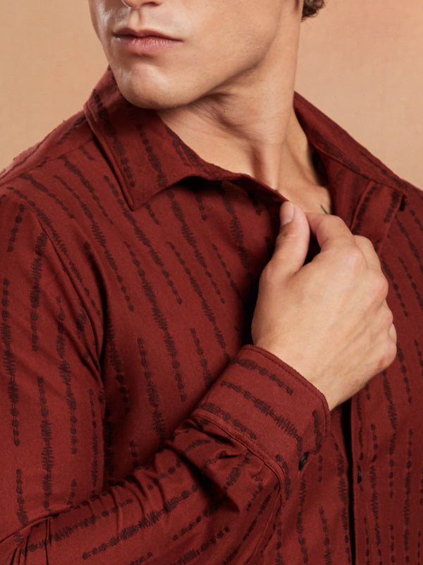 Tassel-Weave Shirt