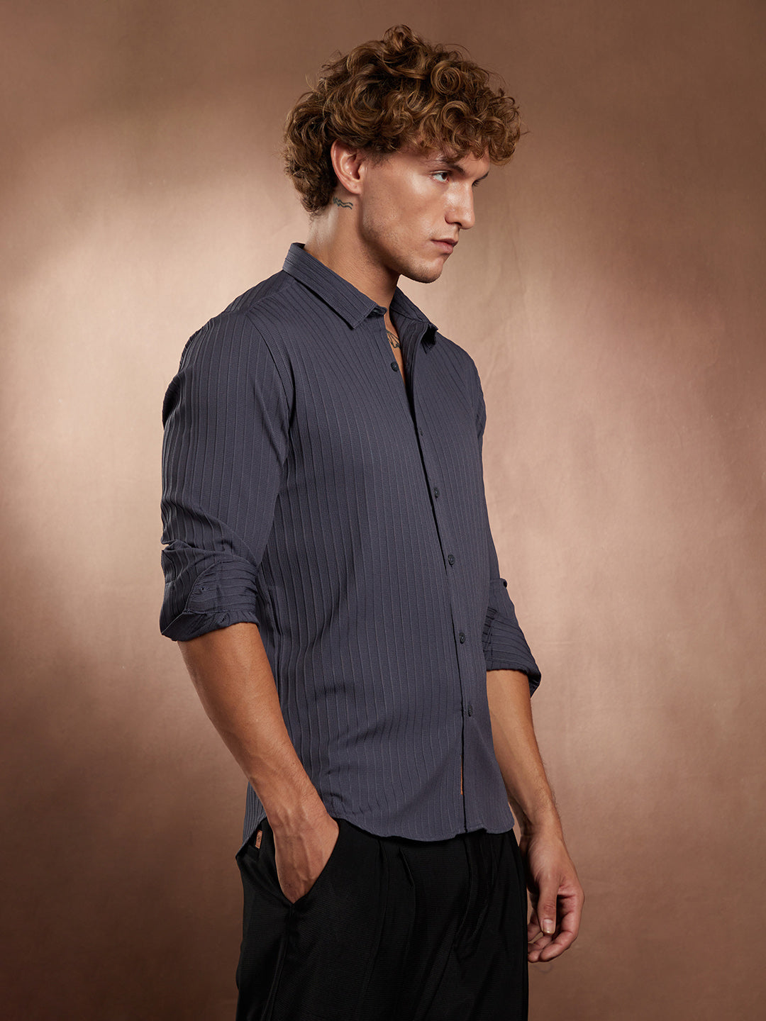 Pinstripe-Tactile Shirt