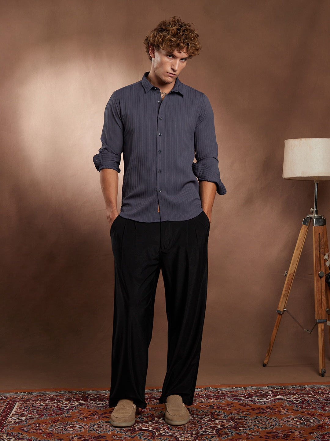 Pinstripe-Tactile Shirt