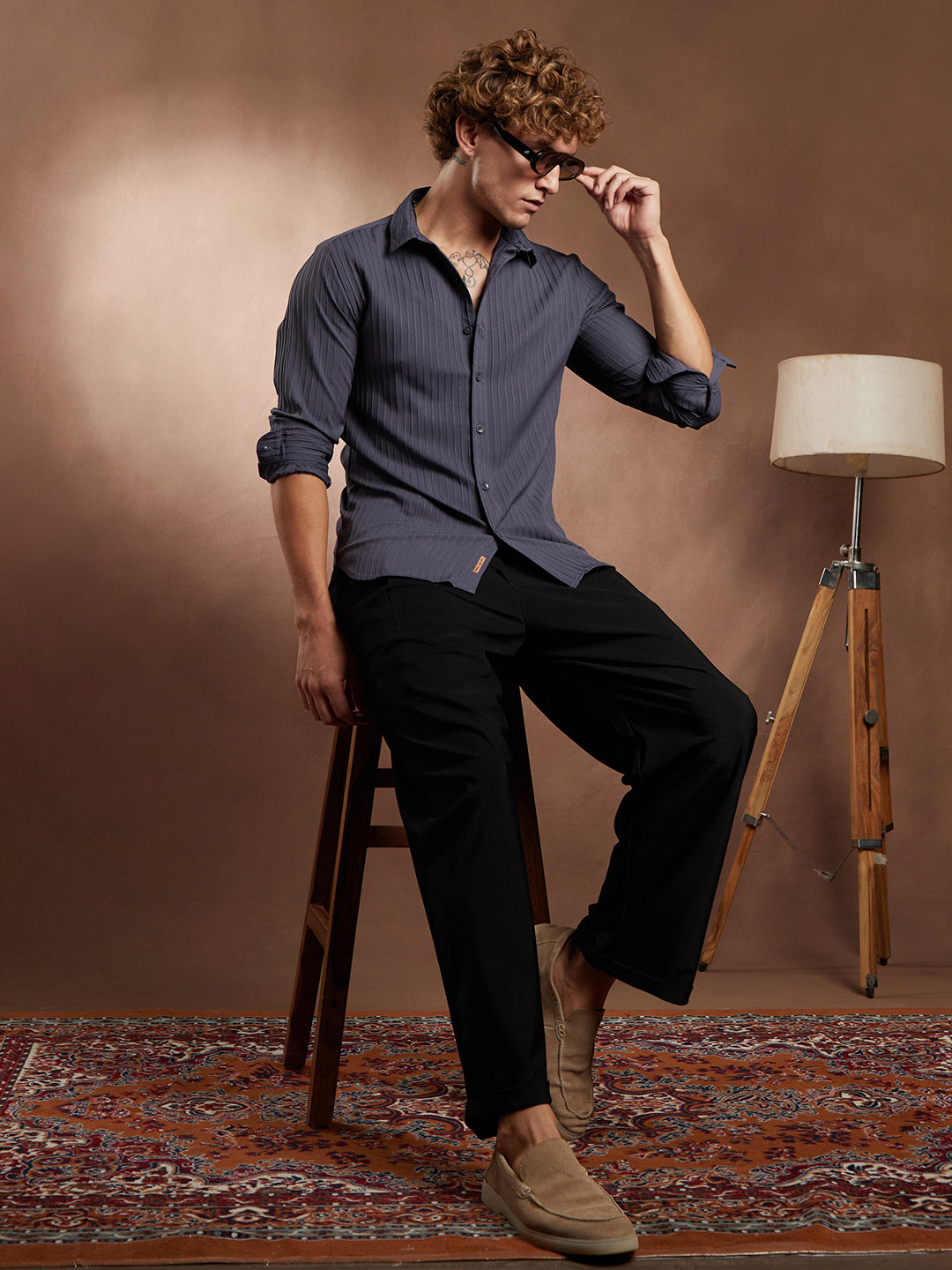 Pinstripe-Tactile Shirt