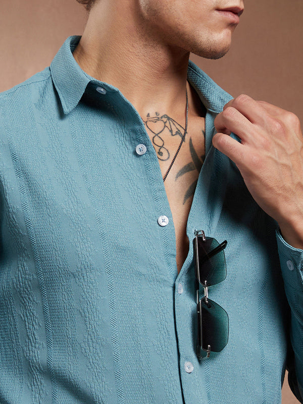 Freeform-Textured Shirt