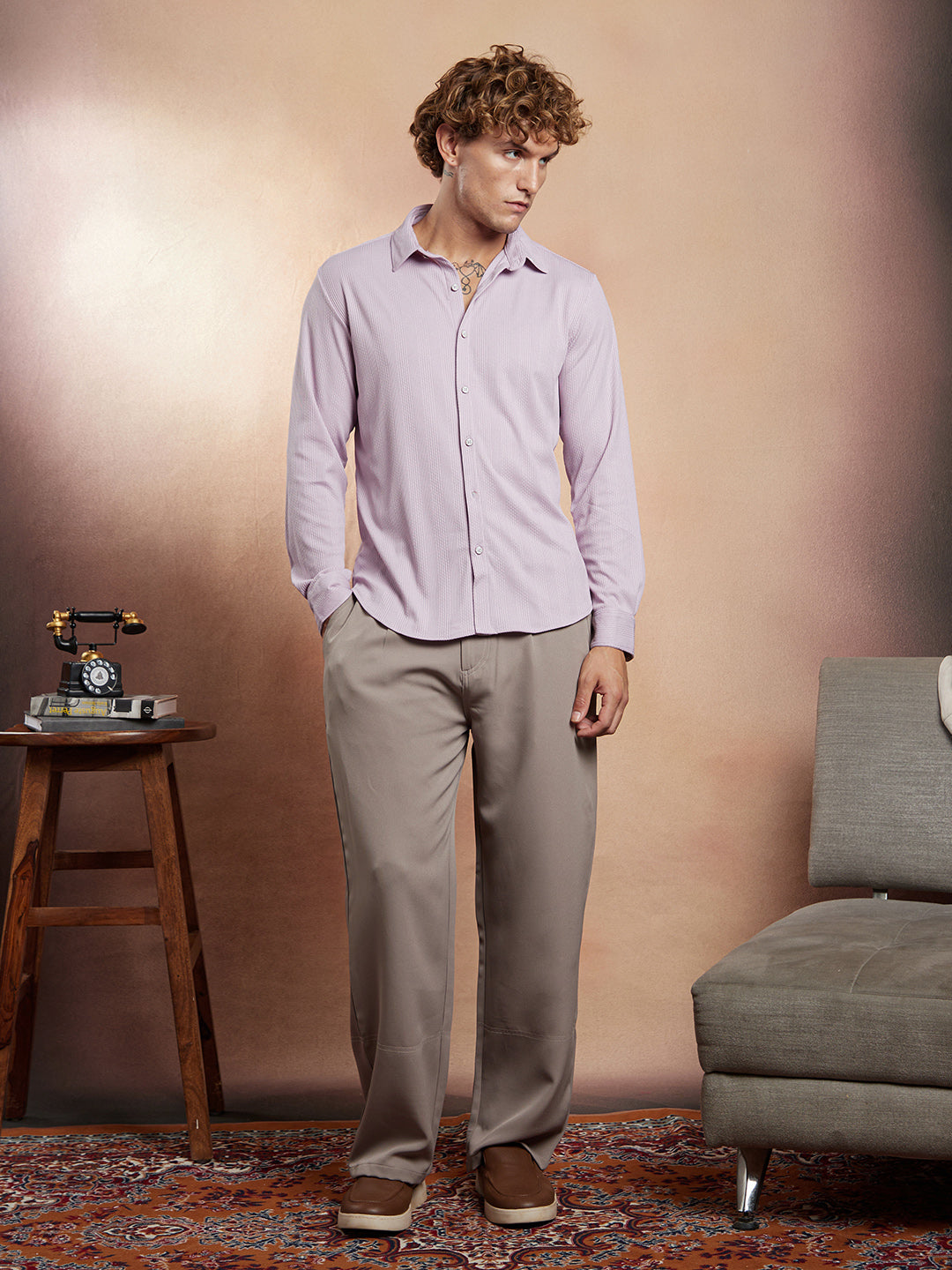 Waffle-CrossStitch Shirt