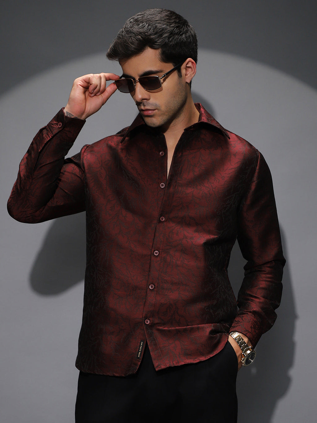 Foliage-Woven Shirt