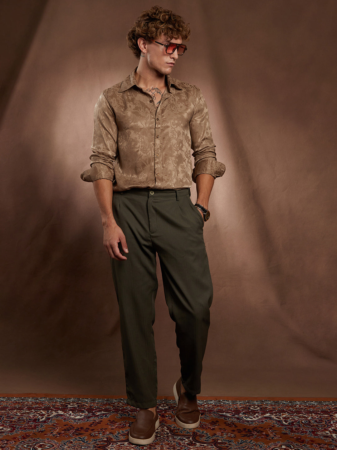 Flora-Textured Shirt