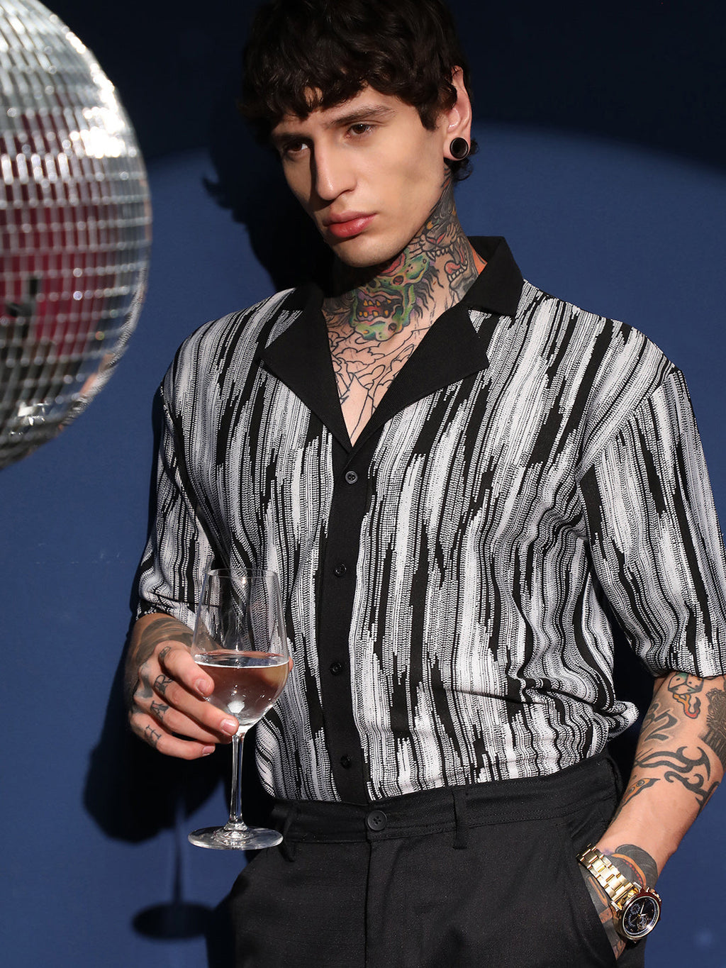 Fade Cuban Polo Shirt