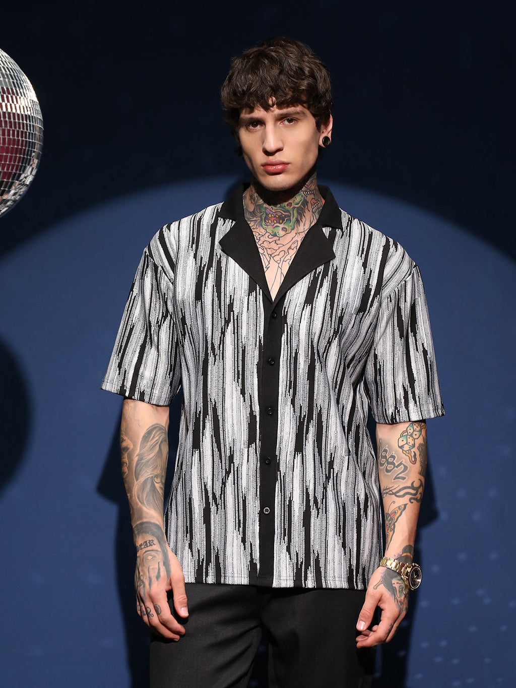 Fade Cuban Polo Shirt