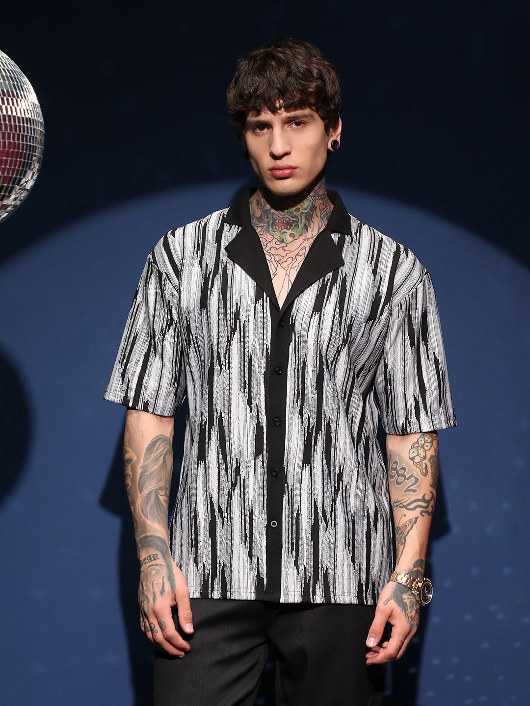 Fade Cuban Polo Shirt