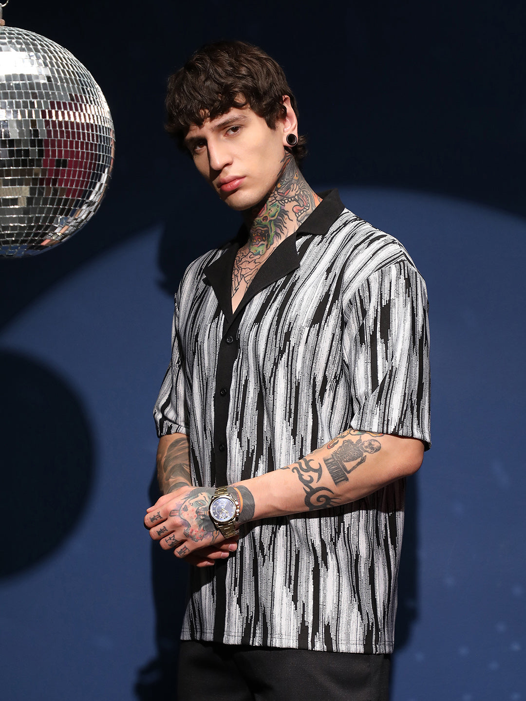 Fade Cuban Polo Shirt