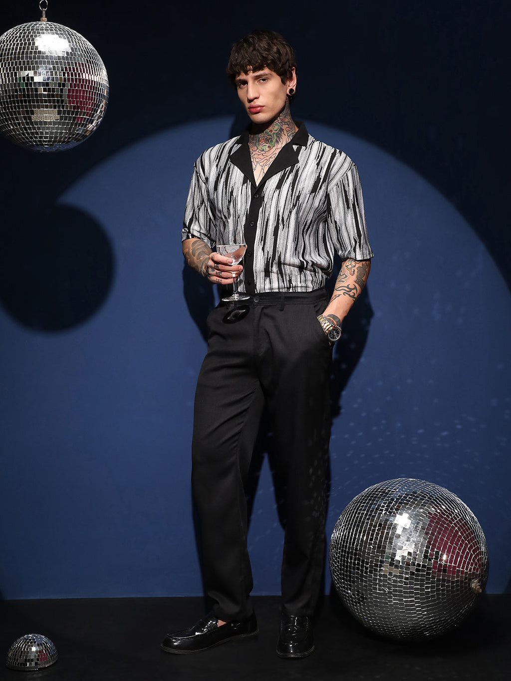 Fade Cuban Polo Shirt