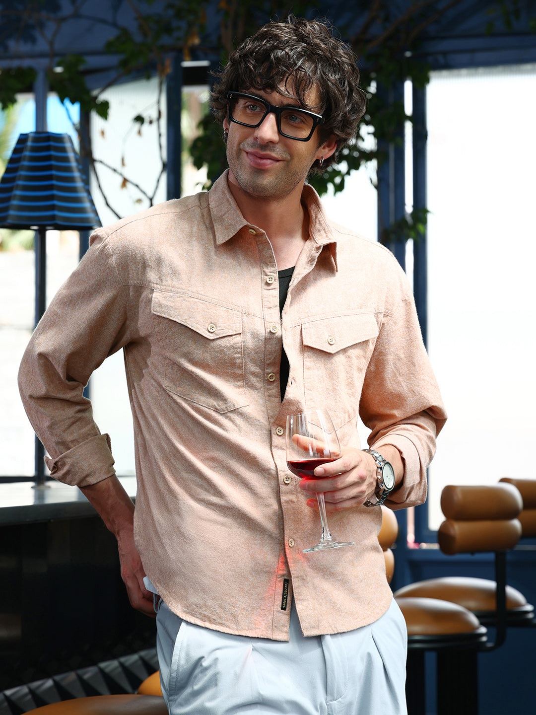 Utility-Brushed Shirt