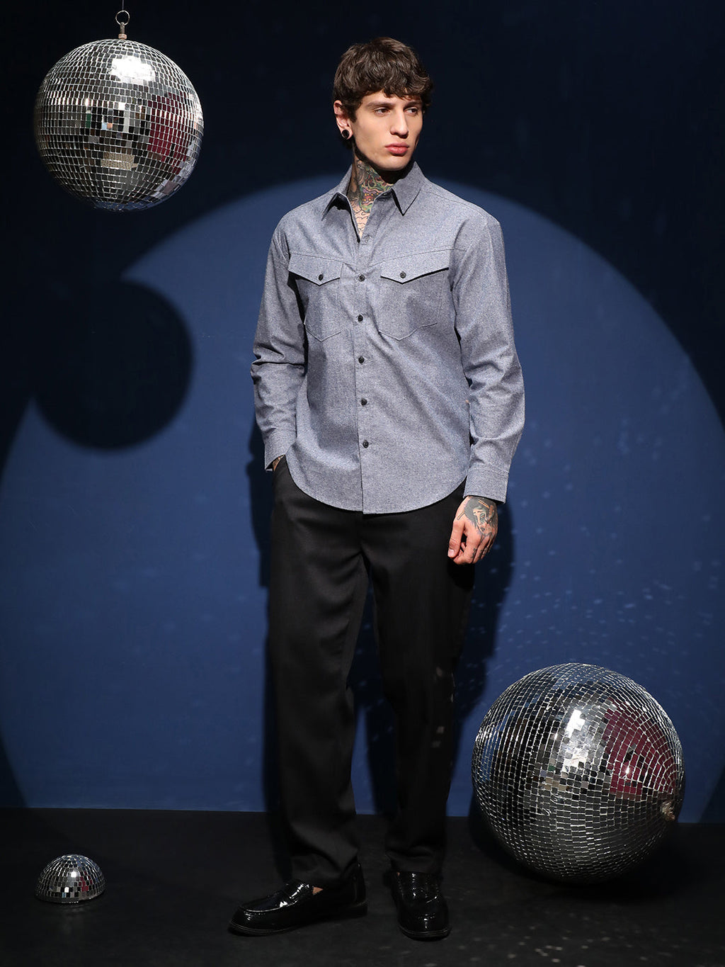 Flap-Pocket Relaxed Shirt