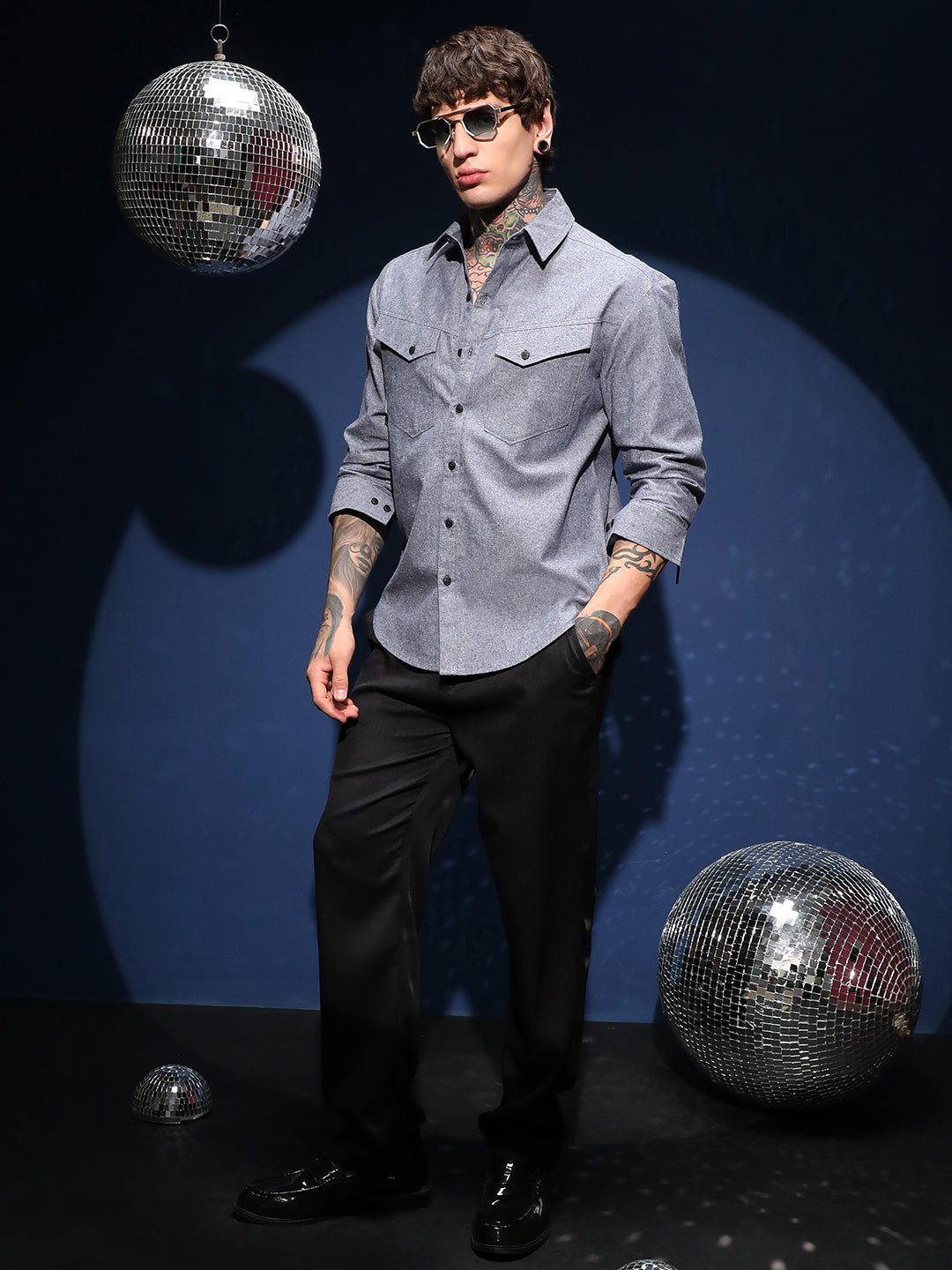 Flap-Pocket Relaxed Shirt