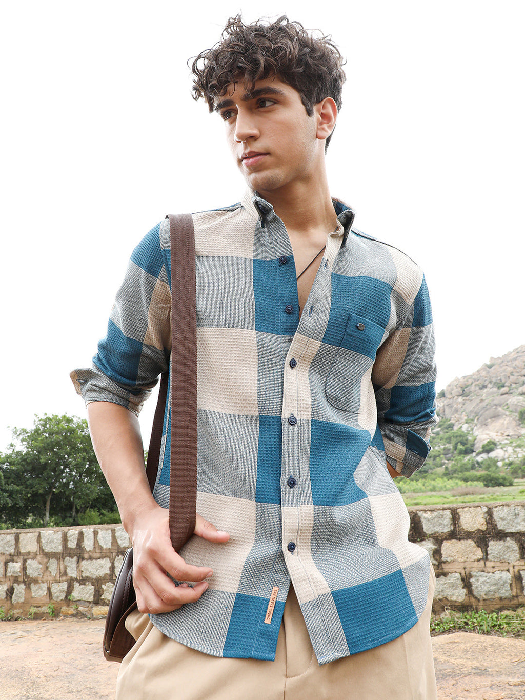 Buffalo-Woven Regular Shirt