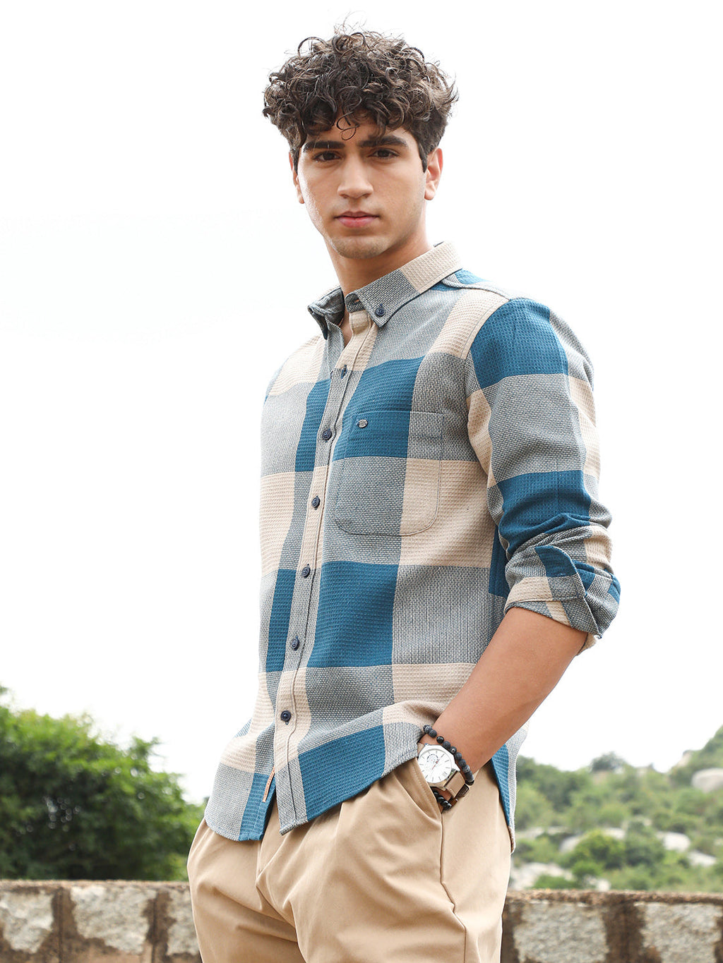 Buffalo-Woven Regular Shirt