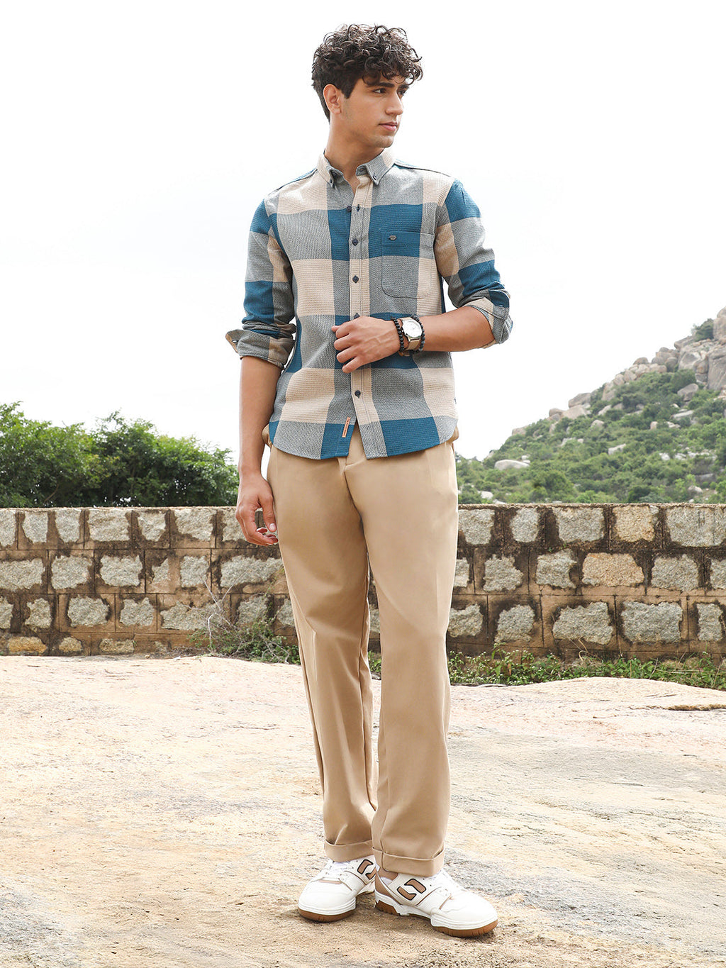 Buffalo-Woven Regular Shirt
