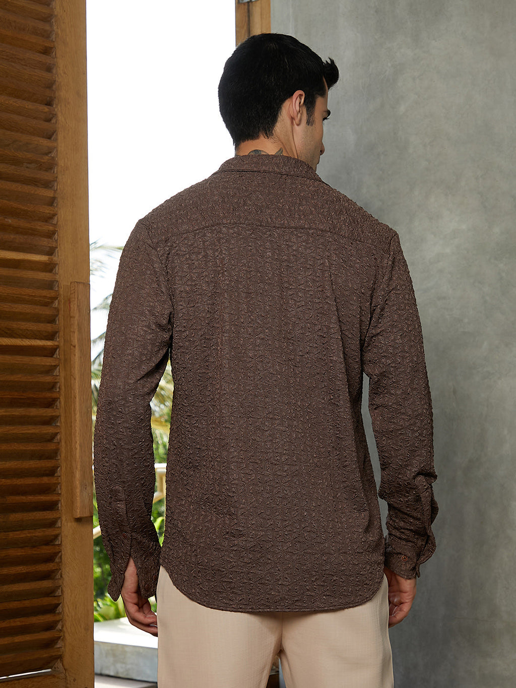 Bloom-Textured Shirt