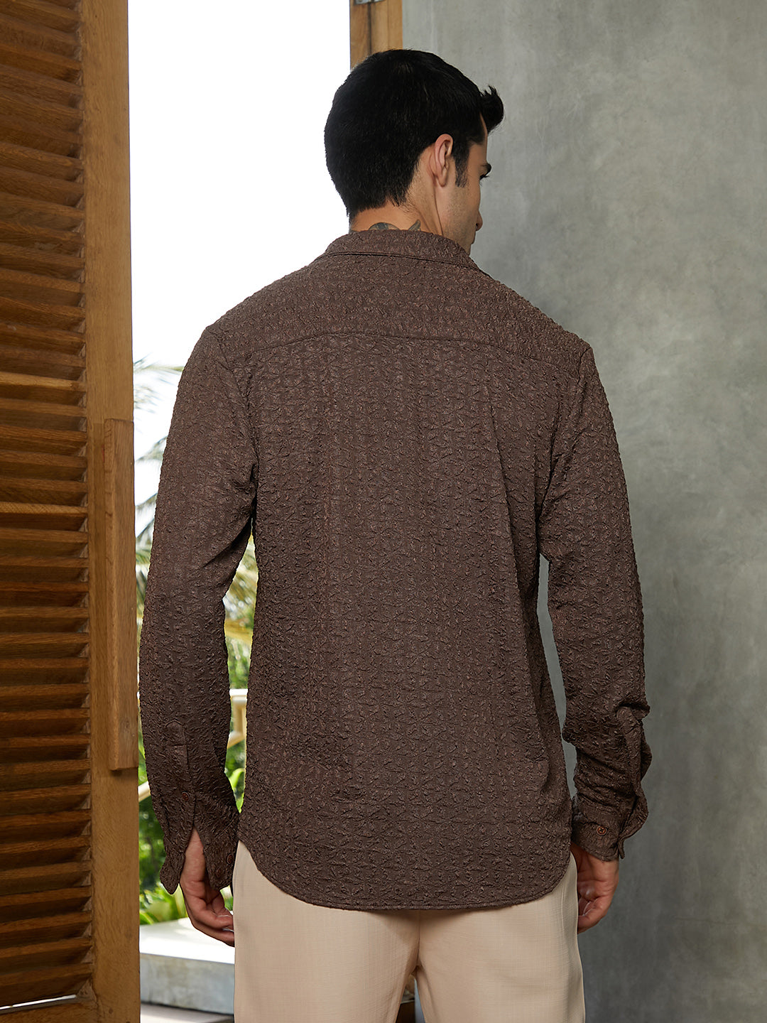 Bloom-Textured Shirt