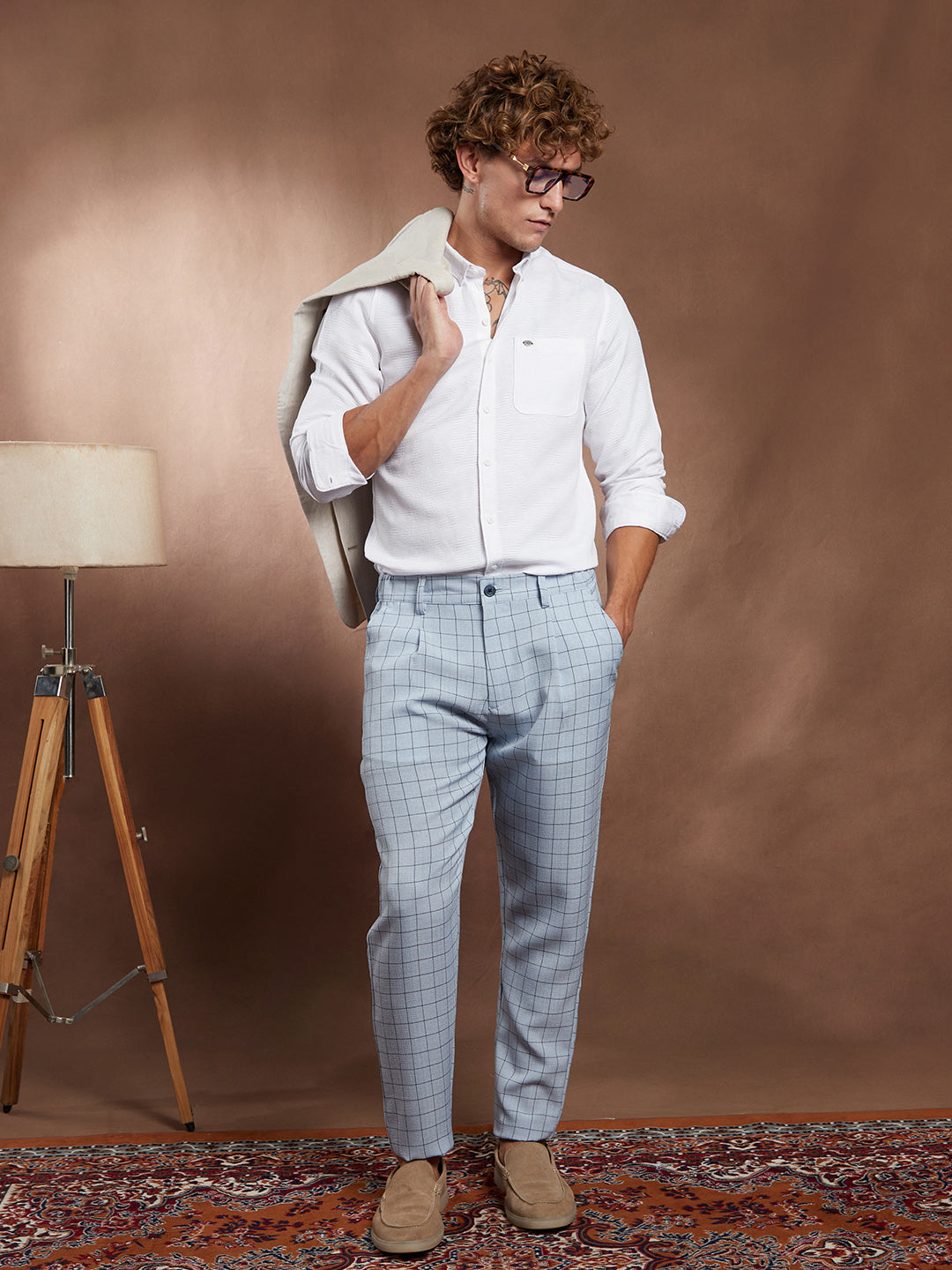 Open-Weave Regular Shirt