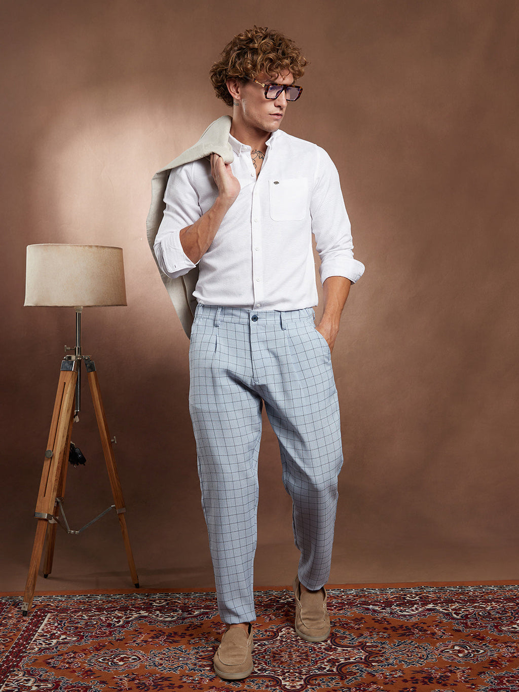 Open-Weave Regular Shirt