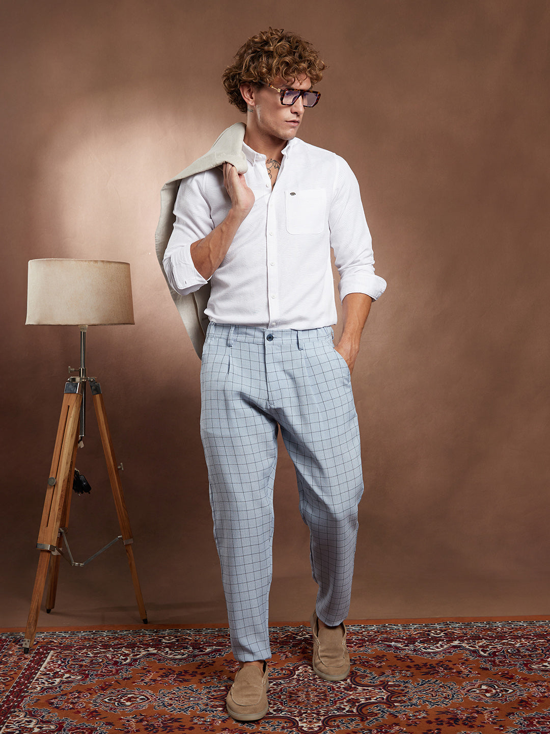 Open-Weave Regular Shirt