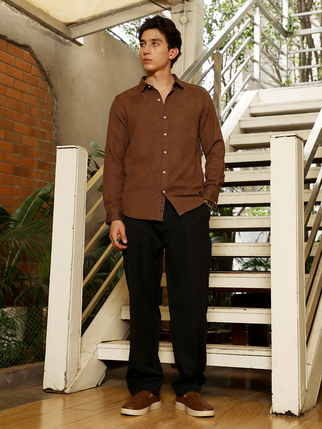 Rosa-Jacquard Shirt