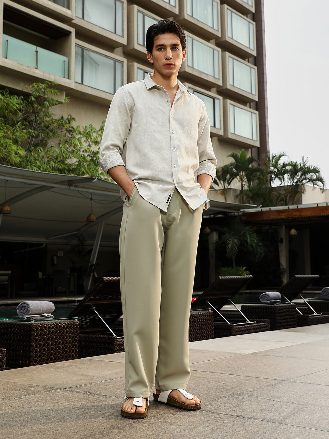 Splash-Jacquard Shirt