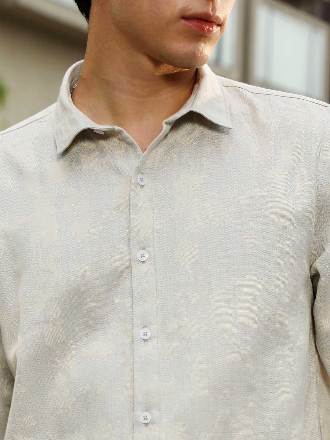 Splash-Jacquard Shirt