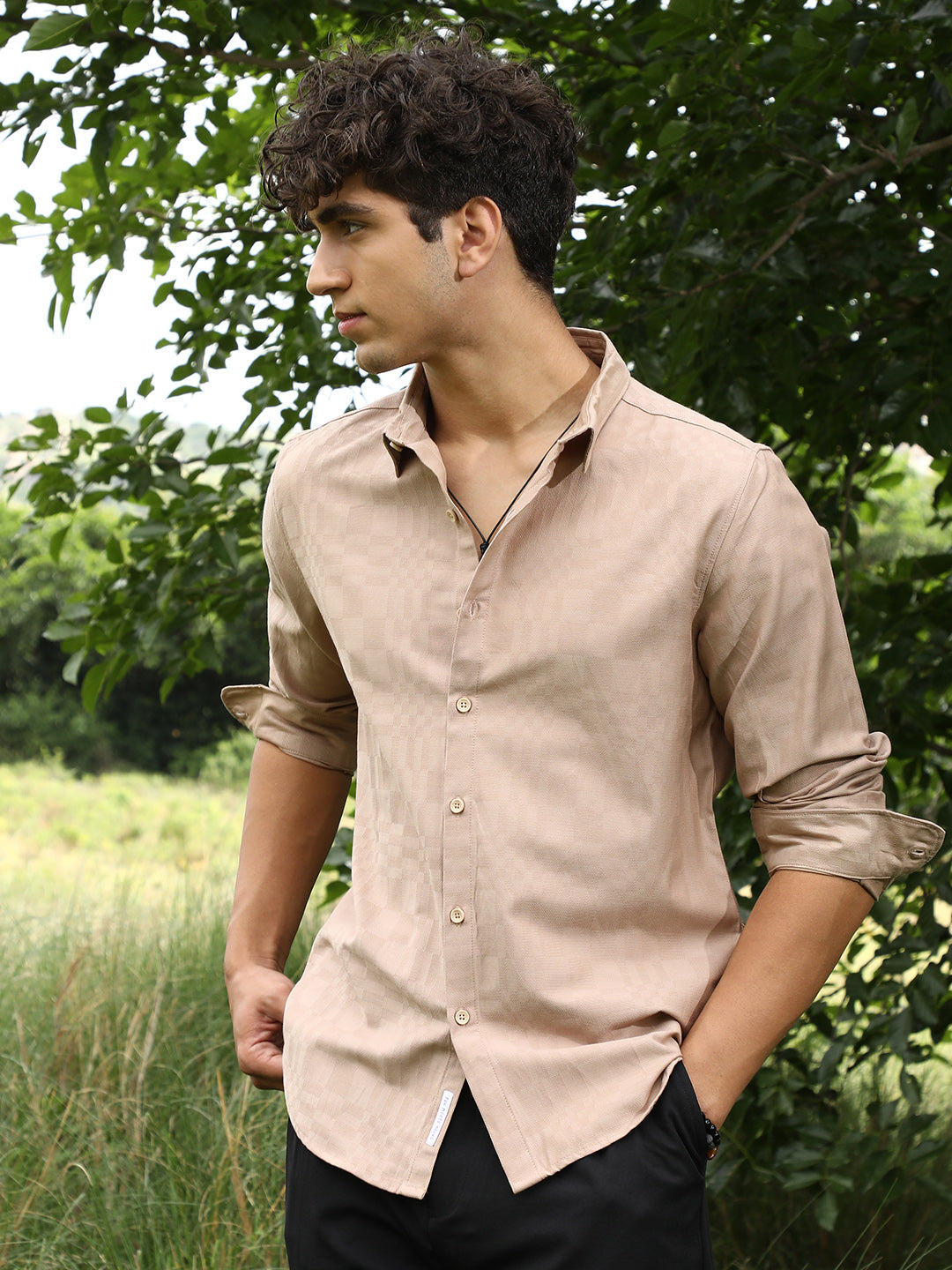 Duo-Cubic Imprint Shirt