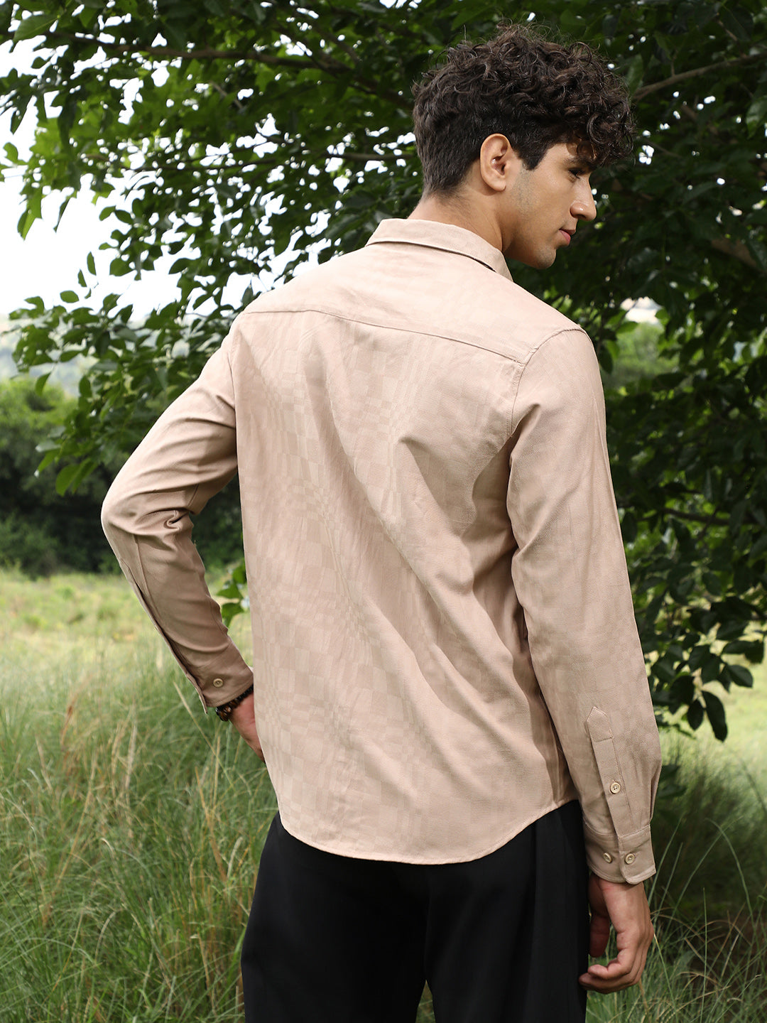 Duo-Cubic Imprint Shirt