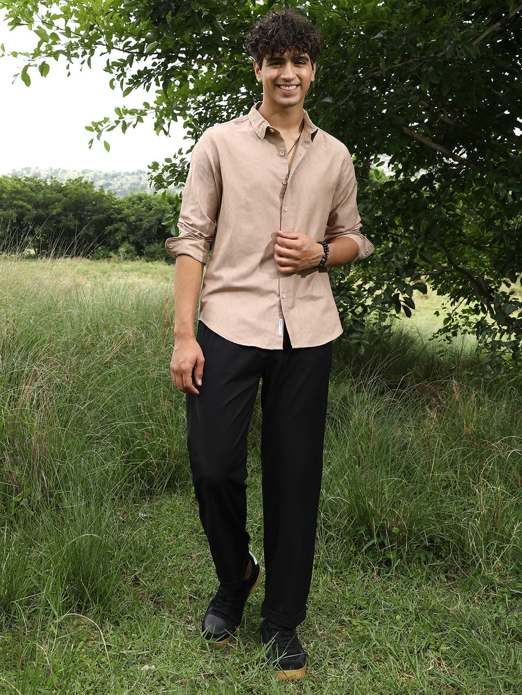 Duo-Cubic Imprint Shirt