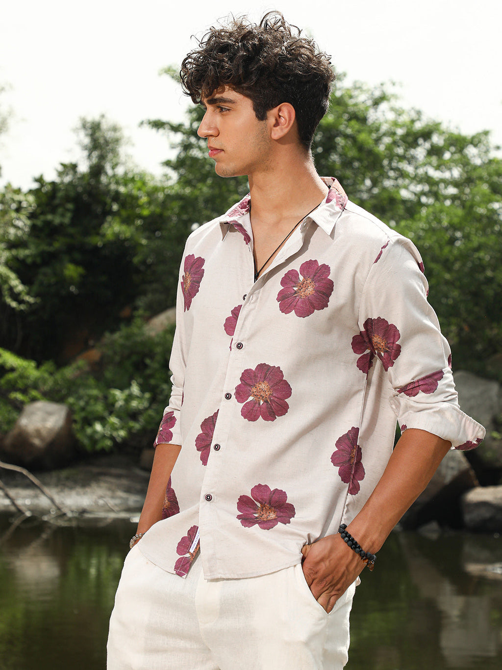 Blooming Flora Imprint Shirt